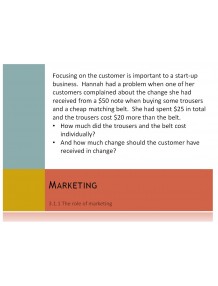 Cambridge iGCSE Business Studies Topic 3 Marketing Multimedia